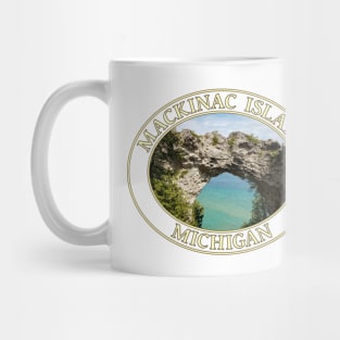 Arch Rock on Mackinac Island in Michigan Mug